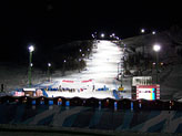 La pista illuminata è un grande spettacolo!