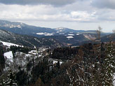 Il panorama verso il Niederosterreich