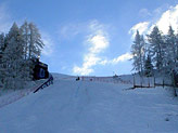 Il muro della partenza della Streif 