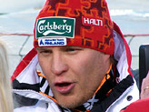 Kalle Palander intervistato dalla TV finlandese