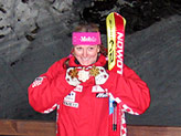 Una soddisfatta Kostelic