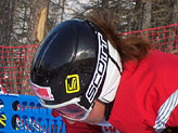Elena Fanchini si concentra