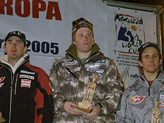 Il podio del Gigante: 1° Jansrud 2° Bechter 3° Schoerghofer