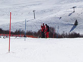 Il tracciato dello slalom