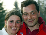Nadia Fanchini e Gabriele "Alitalia"