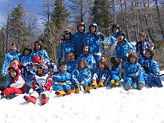 I giovani dello sci club TuttoBianco