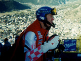 Ivica Kostelic e Bormio sullo sfondo