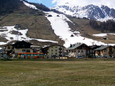 Una lingua di neve a Livigno