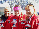 Janica fra papà Ante e mamma Kostelic 