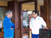 Beppe Vercelli e Giorgio Rocca al Gran Hotel Sestriere