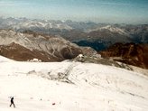 Panorama dal ghiacciaio del Livrio