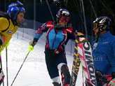 Mirko Deflorian, Michael Gufler e Giorgio Rocca durante la ricognizione per la seconda manche