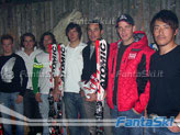 Atomic Racing Team: Svindal, 3 giovani finlandesi, Neureuther, Rocca, Raich, Minakawa