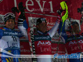 Il podio di Levi: Larsson, Raich, Rocca