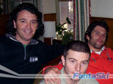 Gianluca Petrulli, Davide Simoncelli e Mirko Deflorian