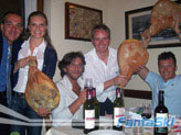 L’assessore allo sport di Borgo a Muzzano, Manuela Moelgg, il Sindaco, Manfred Moelgg e Max Blardone