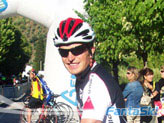 Manfred Moelgg in partenza della Granfondo del Diavolo