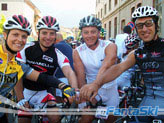 Manuela Moelgg, Manfred M, Max Blardone e Francesco Ciardetti: Borgo a Mozzano (LU), 1a ediz. Granfondo del Diavolo