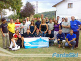 FantaGruppo al gran completo, con striscione!