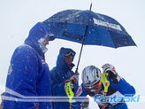 Rocca si ripara dalla neve abbondante