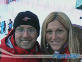 Dave posa con Janicona Kostelic