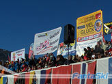 lo splendido parterre animato dai fan club