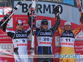 Miller, Buder e Huder: il podio di oggi a Bormio