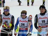 Maria Riesch, Sandra Gini e Monika Bergmann
