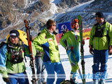 Tutti in posa! la squadra slovena si concede ai fotografi