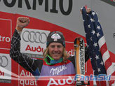 Ted Ligety esulta: è la terza vittoria in carriera