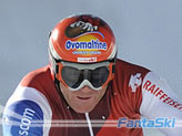 Didier Cuche in azione a Saas Fee