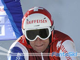 Silvan Zurbriggen in azione a Saas Fee