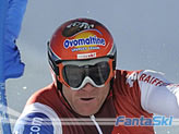 Didier Cuche in azione a Saas Fee