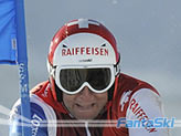 Silvan Zurbriggen in azione a Saas Fee