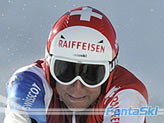 Silvan Zurbriggen in azione a Saas Fee