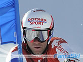 Didier Defago in azione a Saas Fee