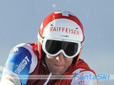 Silvan Zurbriggen in azione a Saas Fee