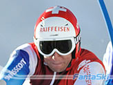 Silvan Zurbriggen in azione a Saas Fee