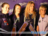 sci di cioccolato per le Milka Girls