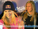 Lindsey Vonn riceve il premio Skieur D'Or 2009